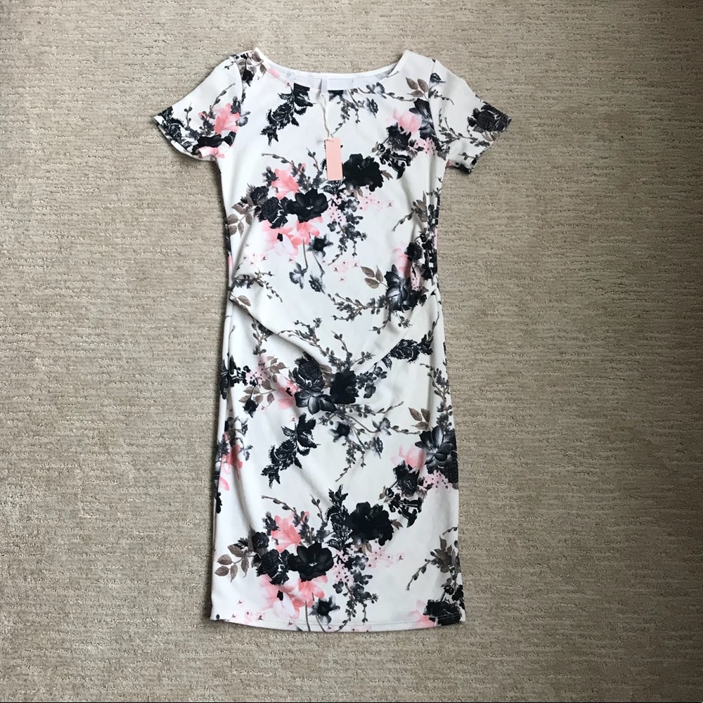 NWT Pinkblush Floral maternity dress